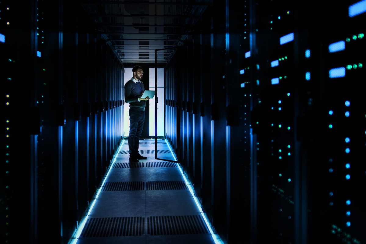 Server room maintained by Stadtler Technologies